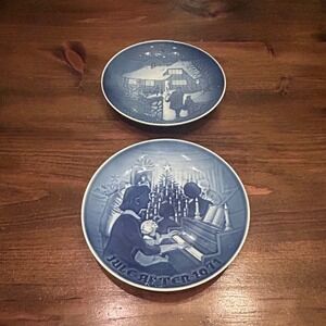 Bing Grondahl Christmas Set Plates 1971 1973 Denmark‎ Limited Edition Collector